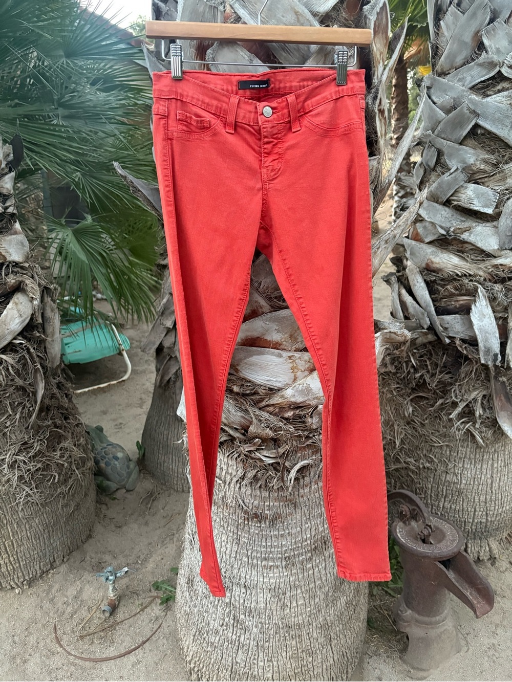 Flying Monkey Coral-Red Jeans